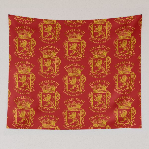 Item preview, Charles III coronation (lion, gold) designed and sold by SolidEarthArt.