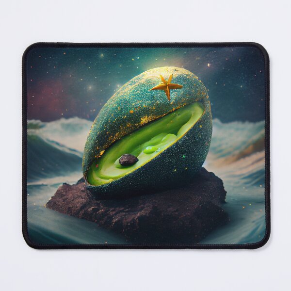 Item preview, Glittering Avocado in an Oceanic Dream Digital Painting designed and sold by CodeAndColors.