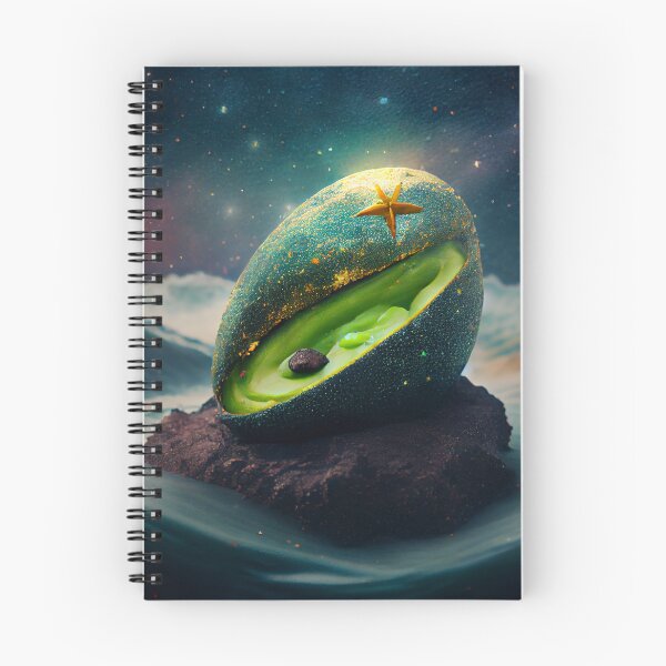 Item preview, Glittering Avocado in an Oceanic Dream Digital Painting designed and sold by CodeAndColors.