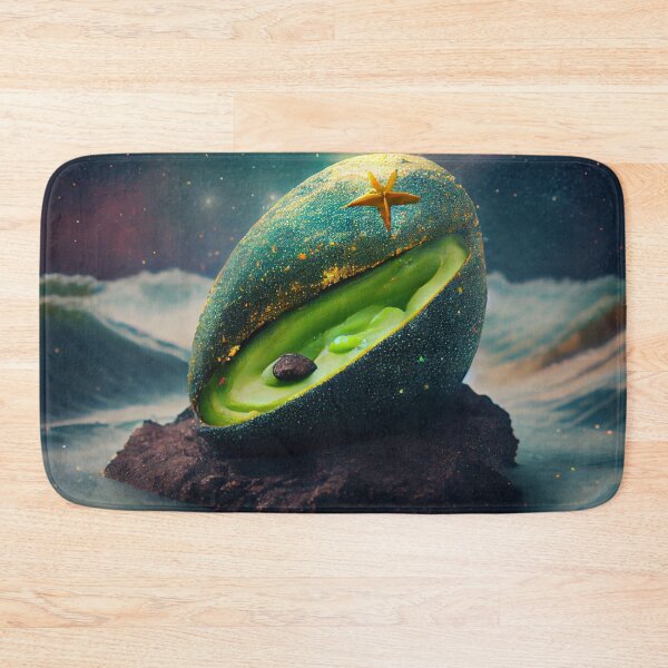 Item preview, Glittering Avocado in an Oceanic Dream Digital Painting designed and sold by CodeAndColors.