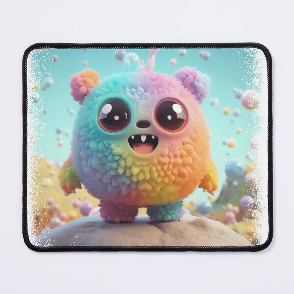 Item preview, Sparkling monster cute gift colorful fur love adorable chuppy designed and sold by Dontobiasshop.