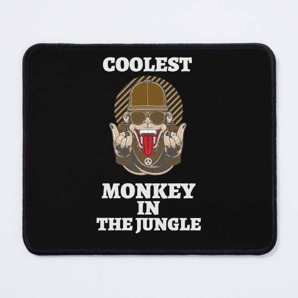 Item preview, coolest monkey in the jungle - funny animal illustration designed and sold by STELATO.