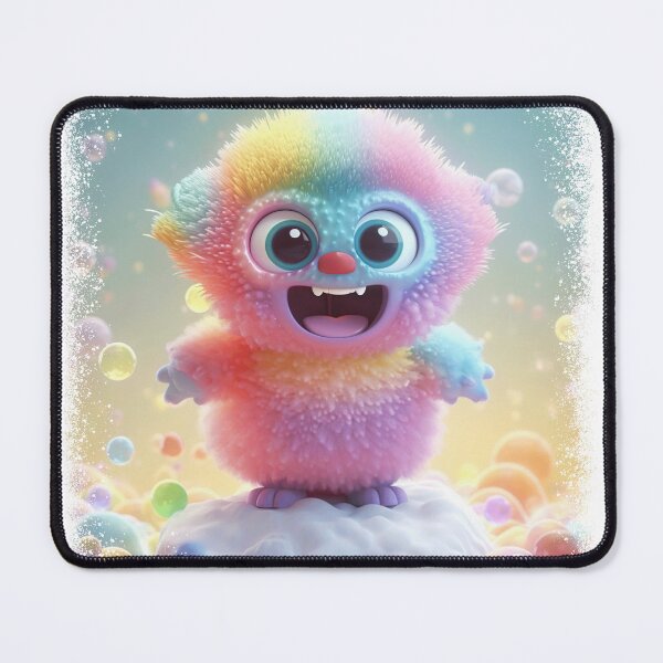 Item preview, Sparkling monster cute gift colorful fur love adorable chuppy designed and sold by Dontobiasshop.