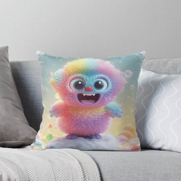 Item preview, Sparkling monster cute gift colorful fur love adorable chuppy designed and sold by Dontobiasshop.
