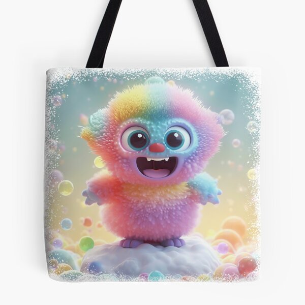 Item preview, Sparkling monster cute gift colorful fur love adorable chuppy designed and sold by Dontobiasshop.