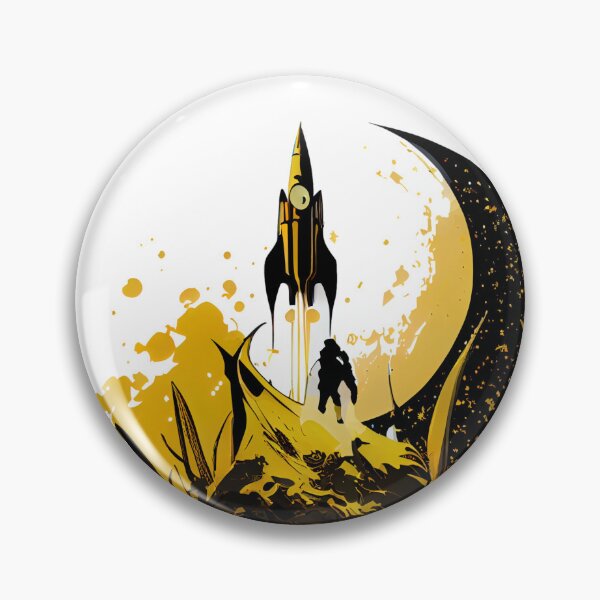 Item preview, Retro Rocket Ship  designed and sold by ShadowAndSlate.