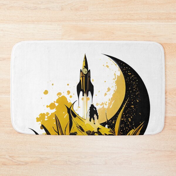 Item preview, Retro Rocket Ship  designed and sold by ShadowAndSlate.