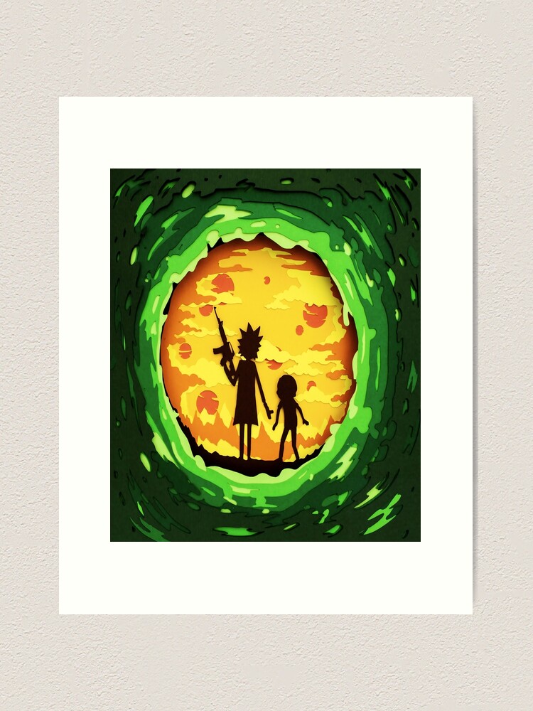 Art - Rick and Morty Art Print for Sale by shortalllentini