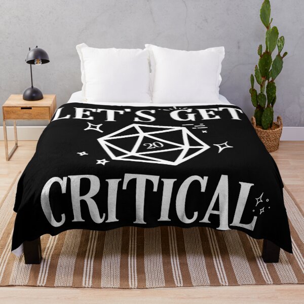 Item preview, Lets Get Critical D20 Dice Funny designed and sold by pixeptional.