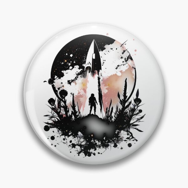 Item preview, Rocket Ship Silhouette designed and sold by ShadowAndSlate.