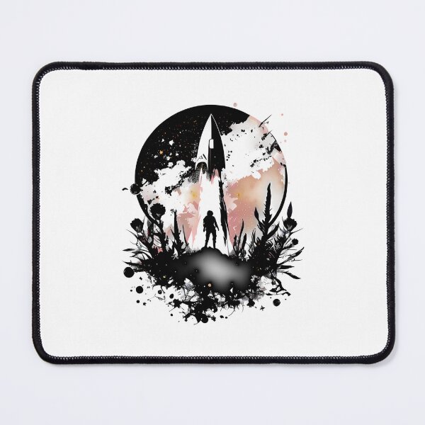 Item preview, Rocket Ship Silhouette designed and sold by ShadowAndSlate.