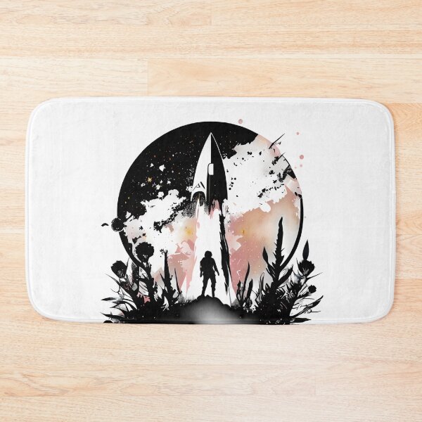 Item preview, Rocket Ship Silhouette designed and sold by ShadowAndSlate.