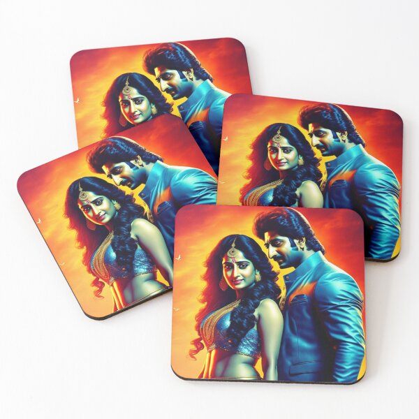 Item preview, Spoof Bollywood Romcom Movie Poster designed and sold by KALEIDOSCOPE UK.