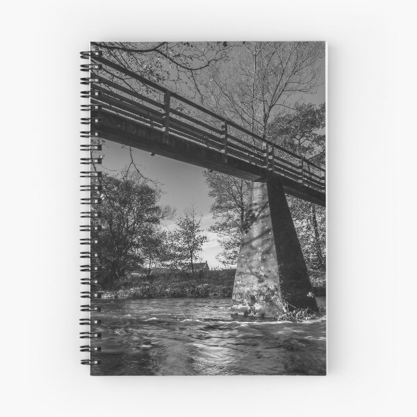Item preview, Bridge over the River Esk Grosmont B&W designed and sold by grumpykeith.