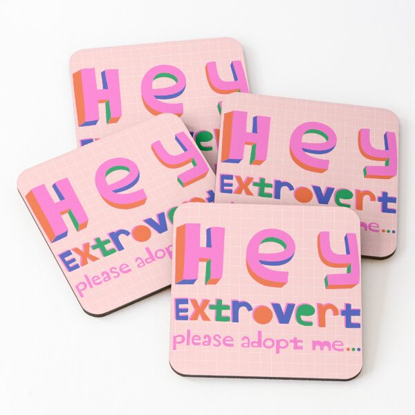 Item preview, Hey Extrovert Please Adopt Me - Introvert Need Friends designed and sold by HolyJollie.