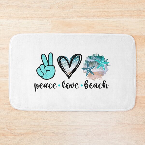 Item preview, Peace Love Beach - Summer Hippie Ocean Vacation Sun Seaside designed and sold by Style4You24.