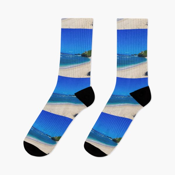 Item preview, Watu Karung lagoon sand beach with a rock island looks like a Sphinx designed and sold by kall3bu.