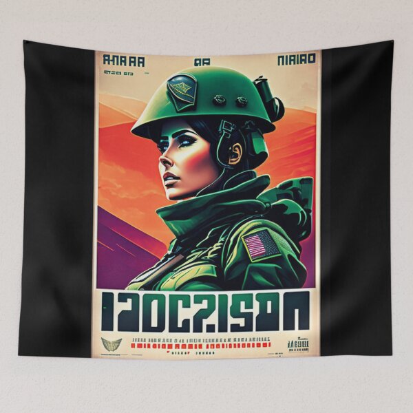 Item preview, Futuristic World War III Poster designed and sold by KALEIDOSCOPE UK.