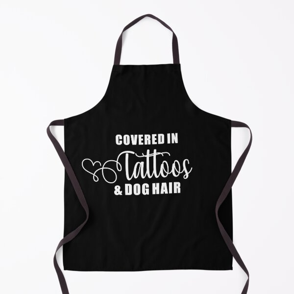 Item preview, Covered in tattoos and dog hair | Tattoo Collection | Funny designed and sold by PrettyDeadClub.