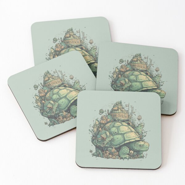 Item preview, Turtle Abstract Art designed and sold by FlokiBubble.
