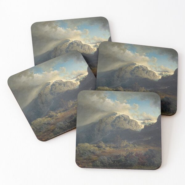 Item preview, Vintage landscape painting designed and sold by Vintage Designs +.