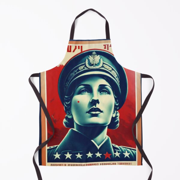 Item preview, Spoof WWII Russian War Poster with Female Soldier designed and sold by KALEIDOSCOPE UK.