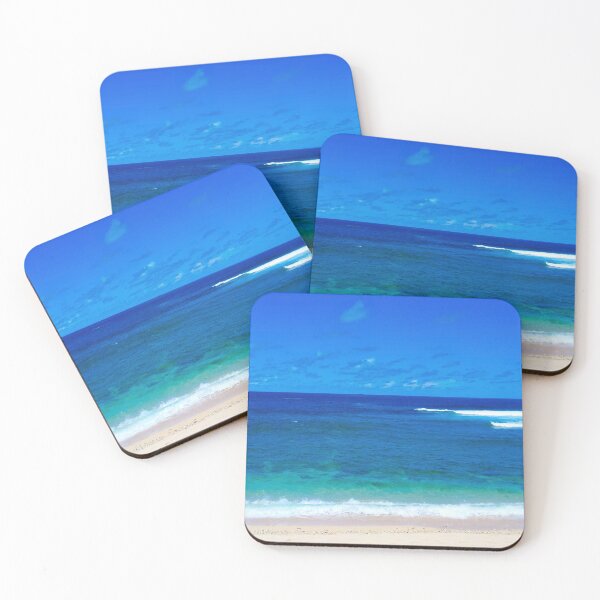 Item preview, Watu Karung lagoon sand beach with rock islands on right and left designed and sold by kall3bu.
