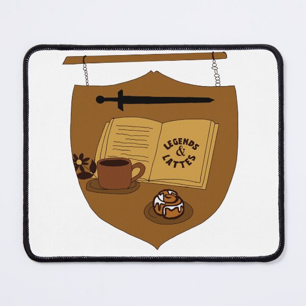 Item preview, Legends and lattes fan designed and sold by Dacilfly.