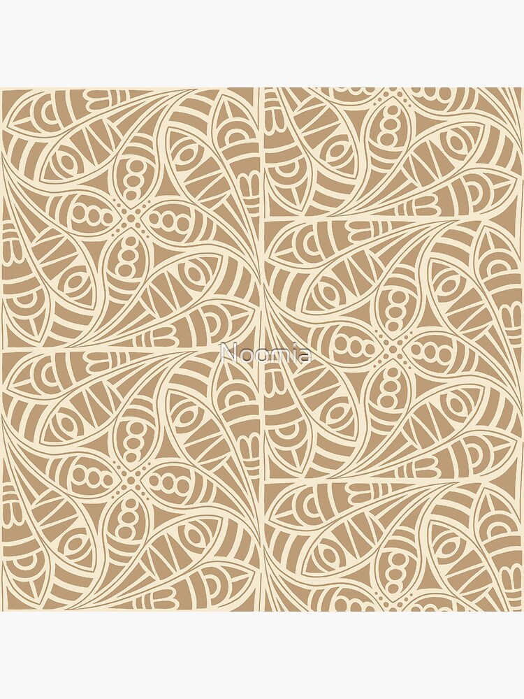 Fonulei Pattern - Tongan Ngatu Art Board Print for Sale by lolomastudio