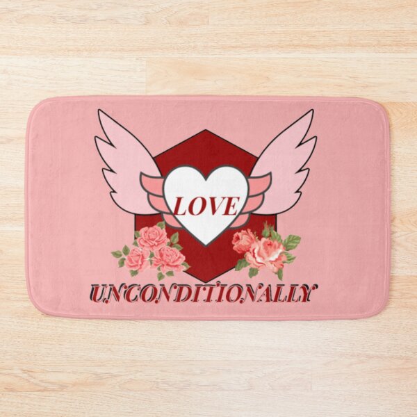 Item preview, Unconditional Love Heart with Roses design - Unconditionally loved designed and sold by ElPatron258366.