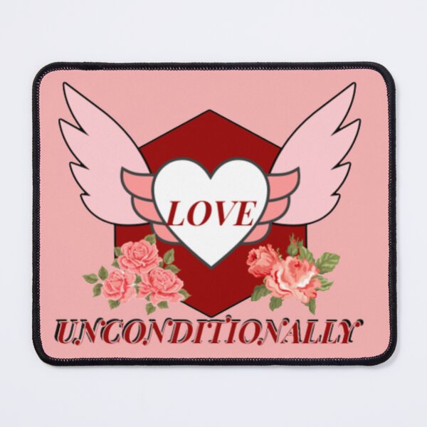 Item preview, Unconditional Love Heart with Roses design - Unconditionally loved designed and sold by ElPatron258366.