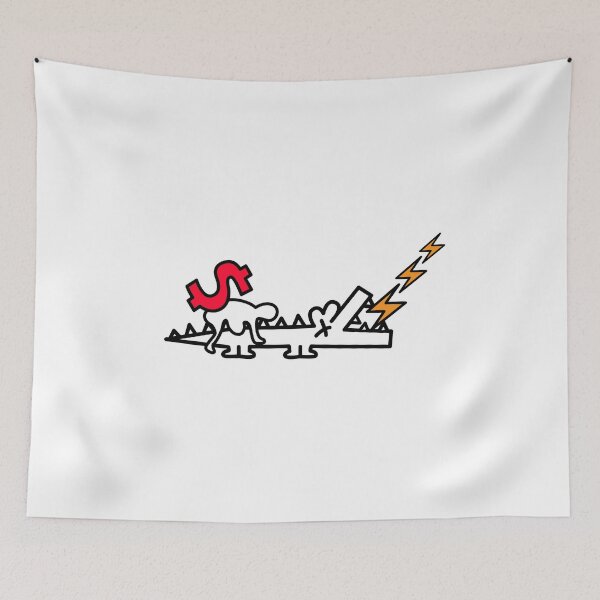Item preview, Zap Dollar Crocodile designed and sold by bitpopart.