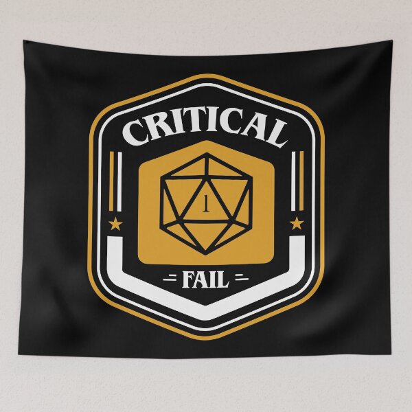 Item preview, Critical Fail D20 Dice designed and sold by pixeptional.