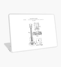 Guitar Patent Drawing Blueprint Laptop Skin