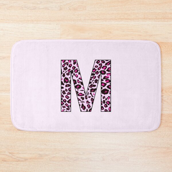 Item preview, Pink Leopard Monogram Letter M - M Initial Customized Custom Personal Name Capital letter designed and sold by inspirationzgal.