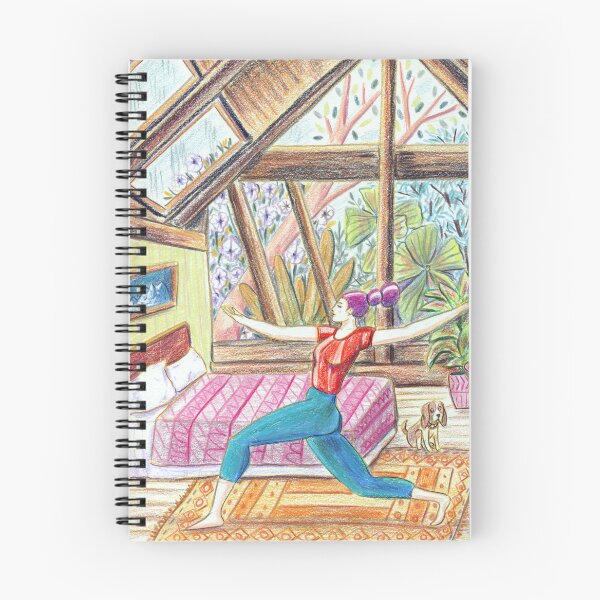 Item preview, Morning Yoga at the Cabin designed and sold by eugenialoli.