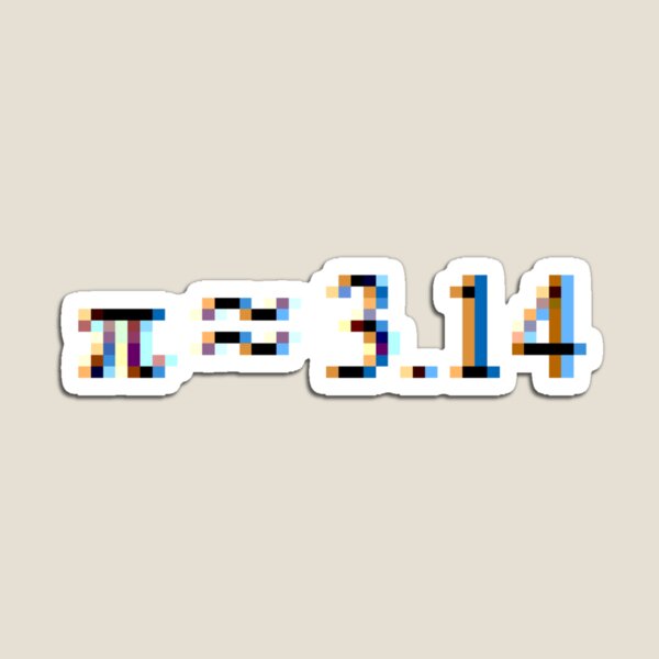 Pi = 3.14; Π, π Magnet