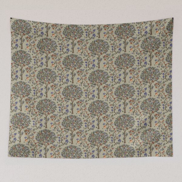 Item preview, Traditional Turkish Iznik Forest Tile Pattern designed and sold by design-hub420.