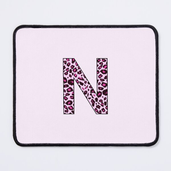Item preview, Pink Leopard Monogram Letter N - N Initial Customized Custom Personal Name Capital letter designed and sold by inspirationzgal.