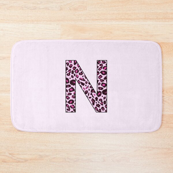 Item preview, Pink Leopard Monogram Letter N - N Initial Customized Custom Personal Name Capital letter designed and sold by inspirationzgal.