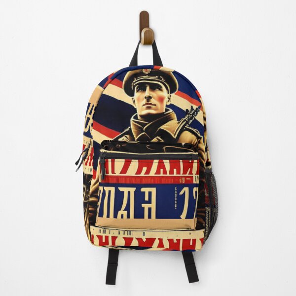 Item preview, Spoof Vintage WWII WWIII Russian War Poster designed and sold by KALEIDOSCOPE UK.