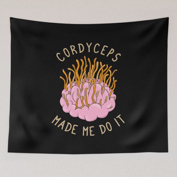 Item preview, Brain and Cordyceps designed and sold by ValentinaHramov.