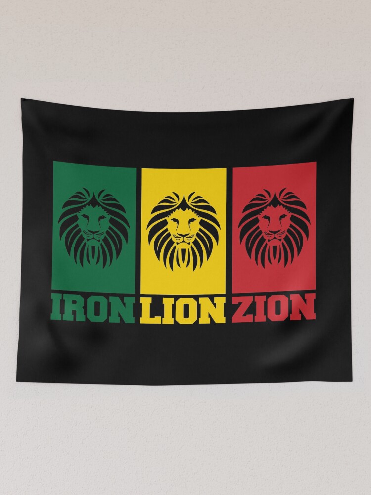 Bob Marley & Iron, Lion, Zion Tapestries Bob Marley & Iron, Lion, Zion Tapestries