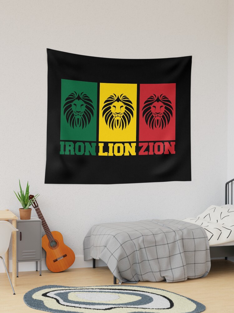 Bob Marley & Iron, Lion, Zion Tapestries Bob Marley & Iron, Lion, Zion Tapestries