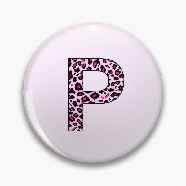 Item preview, Pink Leopard Monogram Letter P - P Initial Customized Custom Personal Name Capital letter designed and sold by inspirationzgal.