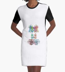This giant biological molecule is an ion channel Graphic T-Shirt Dress