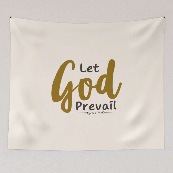 Item preview, Let God Prevail - Christian tees designed and sold by Encourage2022.