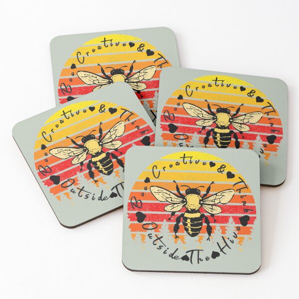 Item preview, Bee Creative & Think Outside The Hive Save The Bees designed and sold by Cute & Sassy Custom Gifting Boutiques.
