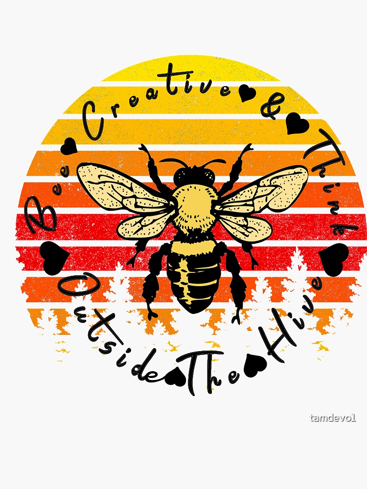 Honey Bee Sticker - Bee Creative