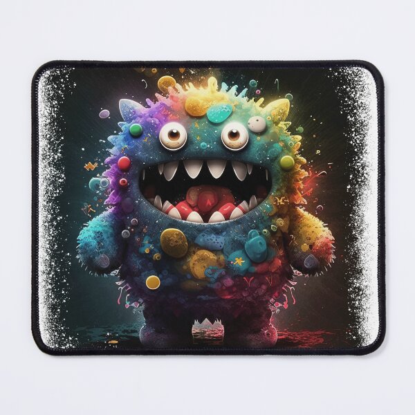 Item preview, Sparkling monster cute gift colorful fur love adorable chuppy designed and sold by Dontobiasshop.